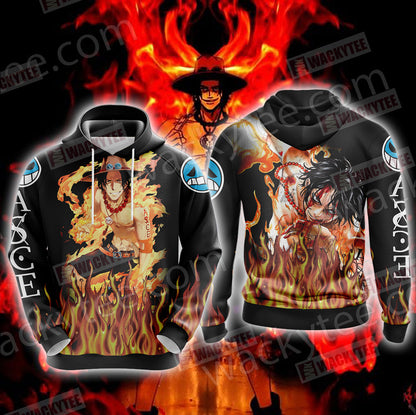One Piece - Ace New Style Unisex 3D T-shirt Hoodie
