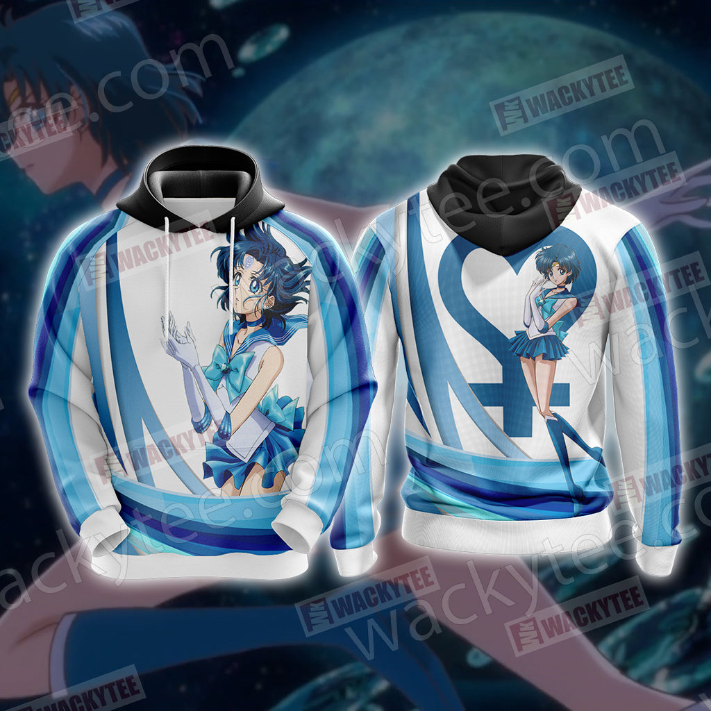 Sailor Moon - Sailor Mercury New 3D T-shirt Hoodie