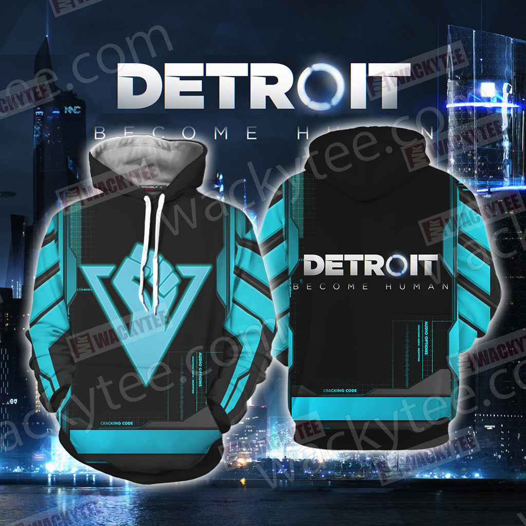 Detroit: Become Human Unisex 3D T-shirt Hoodie