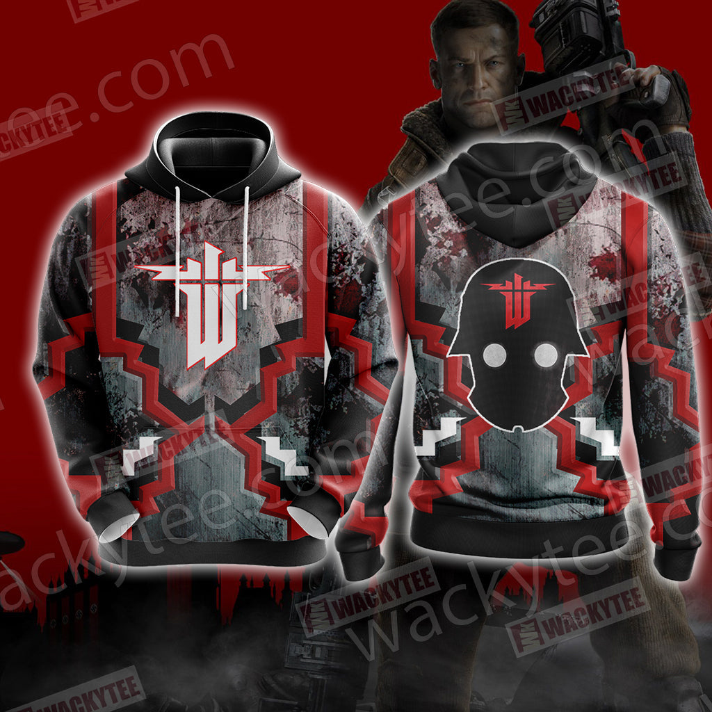 Wolfenstein: The Old Blood Unisex 3D T-shirt Hoodie