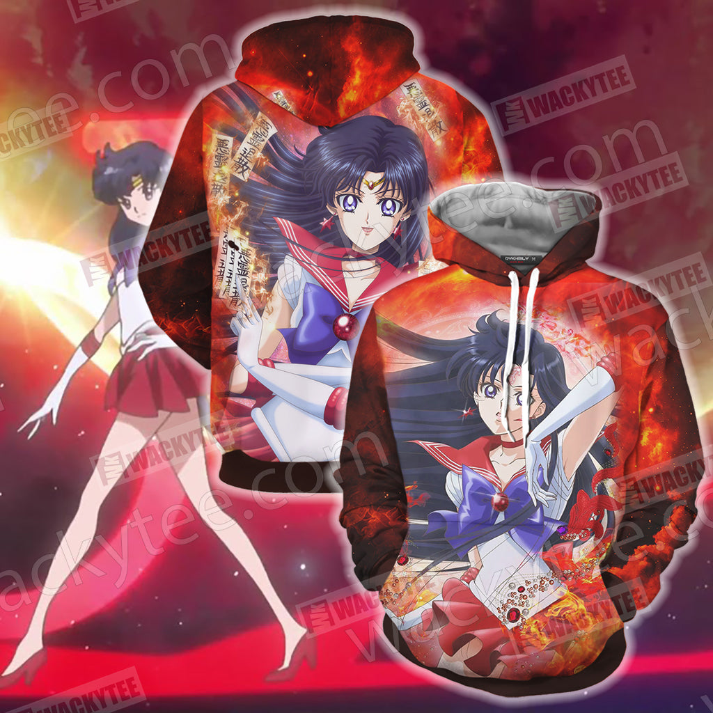 Sailor Moon Sailor Mars (Rei Hino) Unisex 3D T-shirt Hoodie