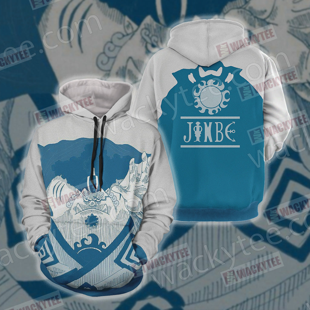 One Piece - Jinbe Unisex 3D T-shirt Hoodie