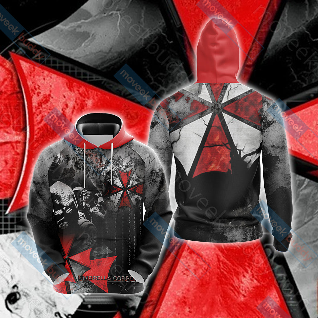 Resident Evil Umbrella Corp Unisex 3D T-shirt Hoodie