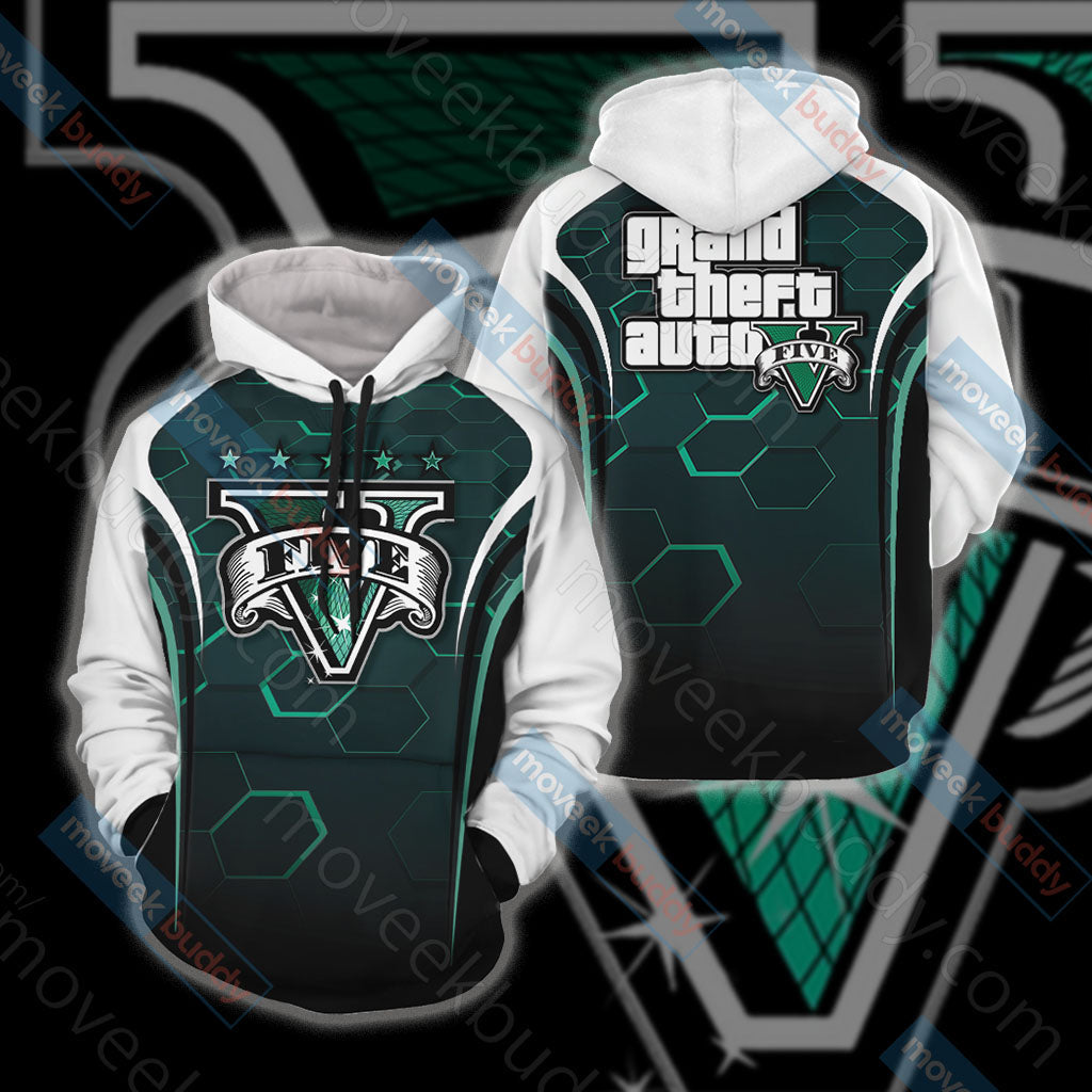 Grand Theft Auto V Unisex 3D T-shirt Hoodie