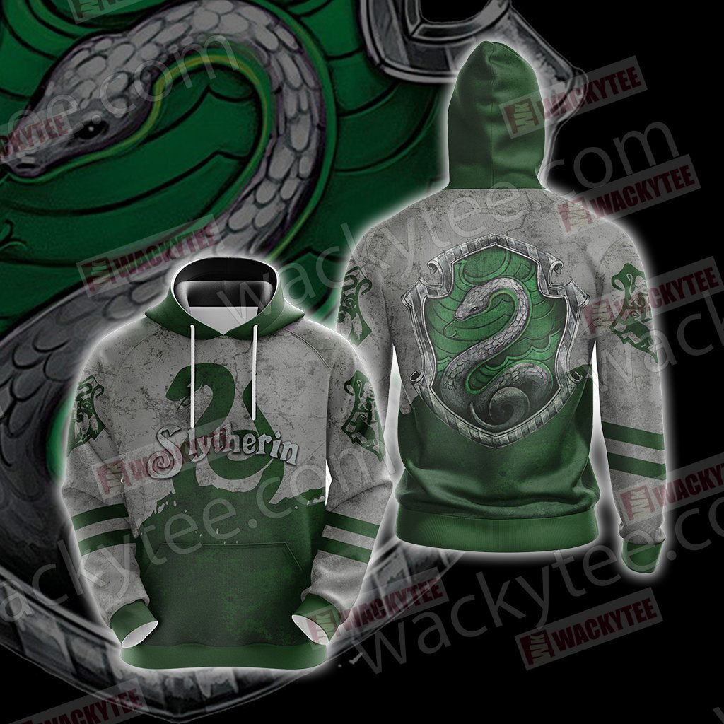 Slytherin House Harry Potter New Version Unisex 3D T-shirt Hoodie