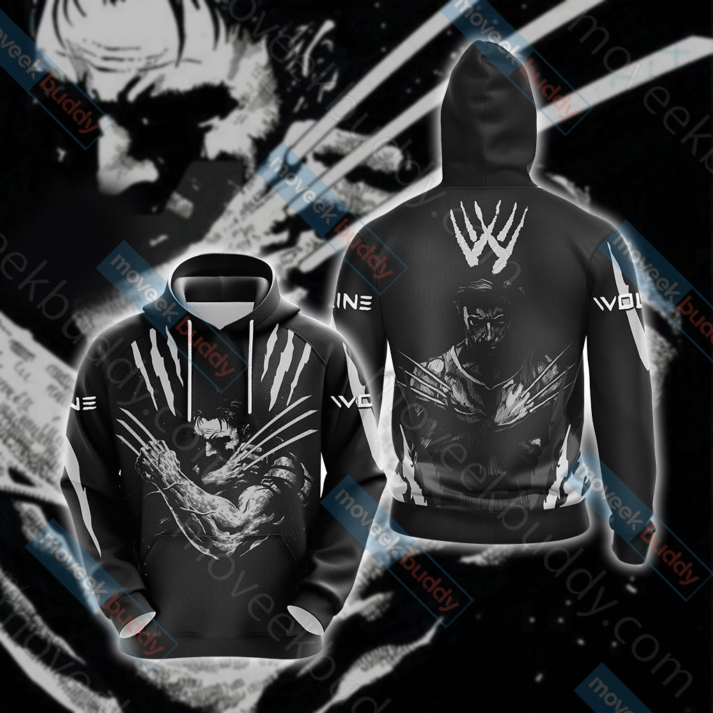 Wolverine Unisex 3D T-shirt Hoodie