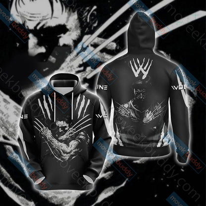 Wolverine Unisex 3D T-shirt Hoodie