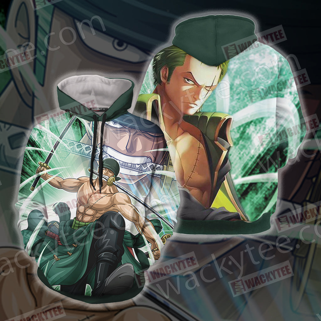 One Piece Pirate Hunter Zoro Unisex 3D T-shirt Hoodie