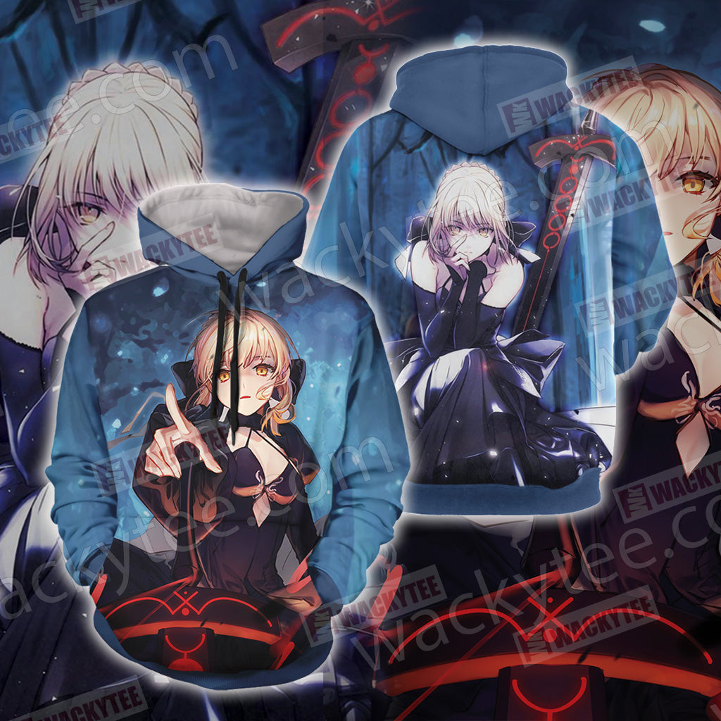 Fate/Stay Night Saber Alter 3D T-shirt Hoodie