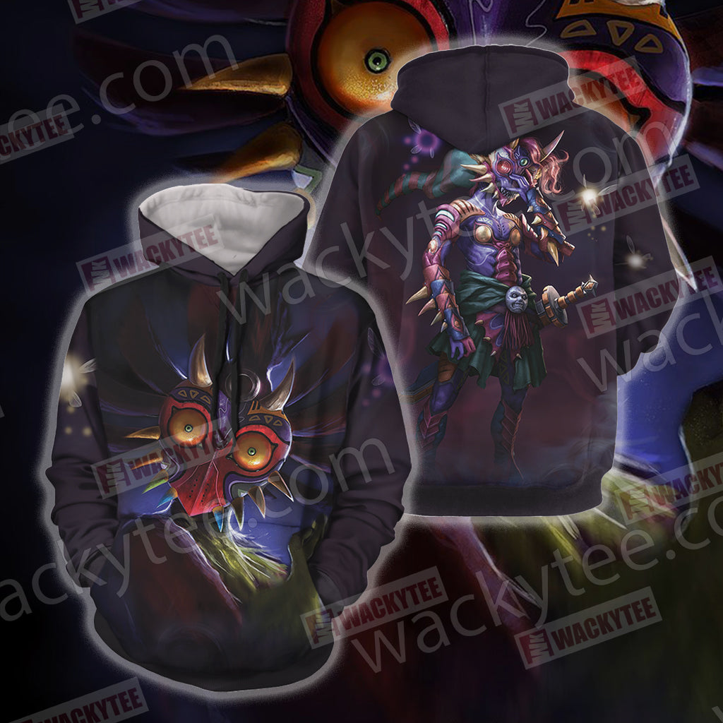 The Legend Of Zelda: Majora Skull Kid Unisex 3D T-shirt Hoodie