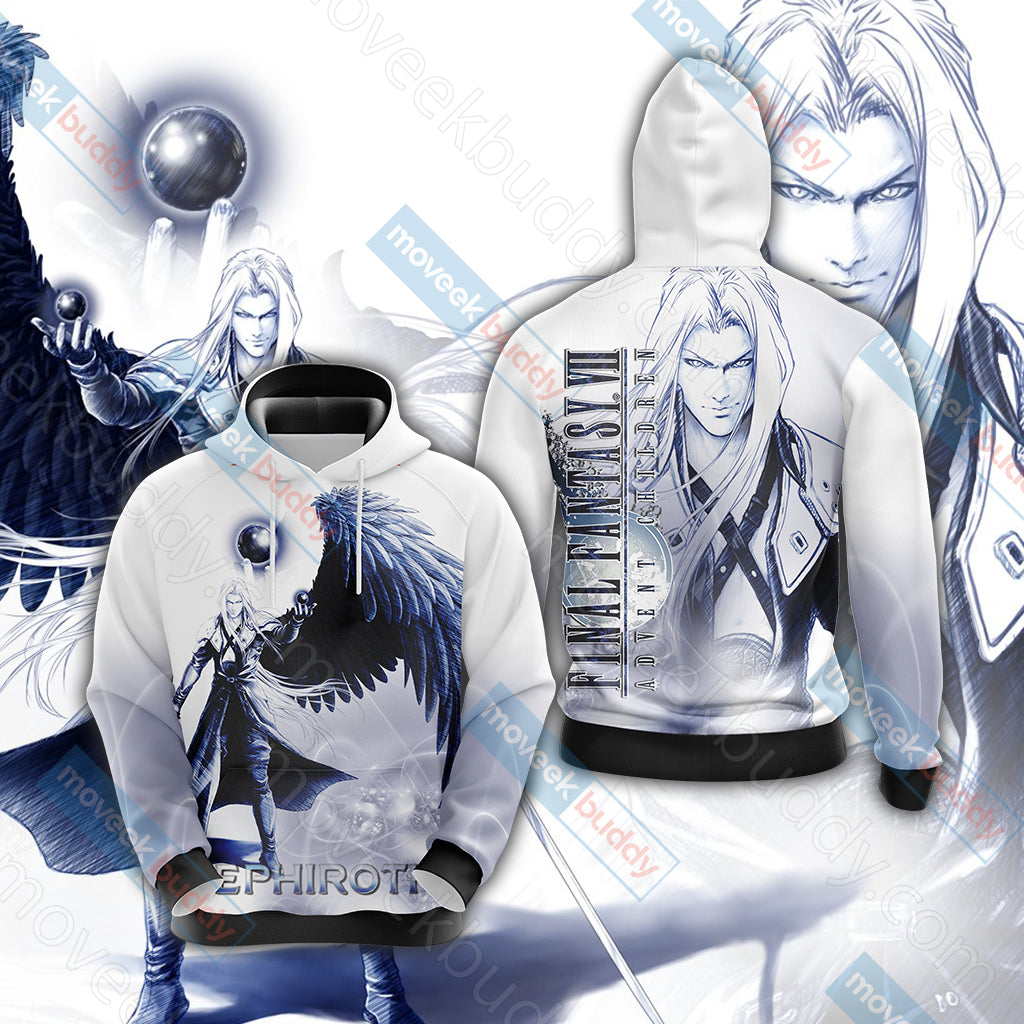 Final Fantasy VII - Sephiroth New Unisex 3D T-shirt Hoodie