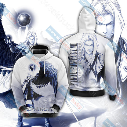 Final Fantasy VII - Sephiroth New Unisex 3D T-shirt Hoodie
