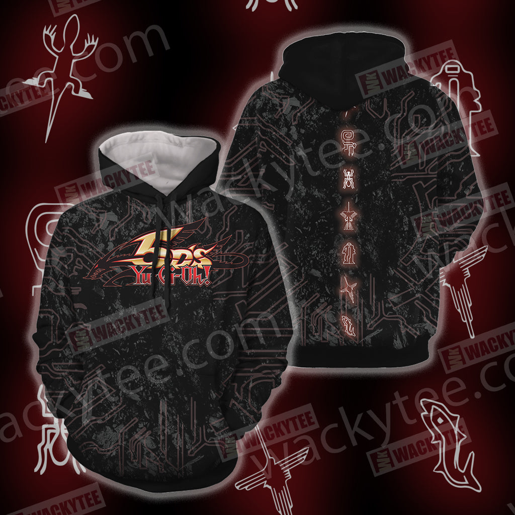 Yu Gi Oh! 5DS - Mark of the Shadows Unisex 3D T-shirt Hoodie