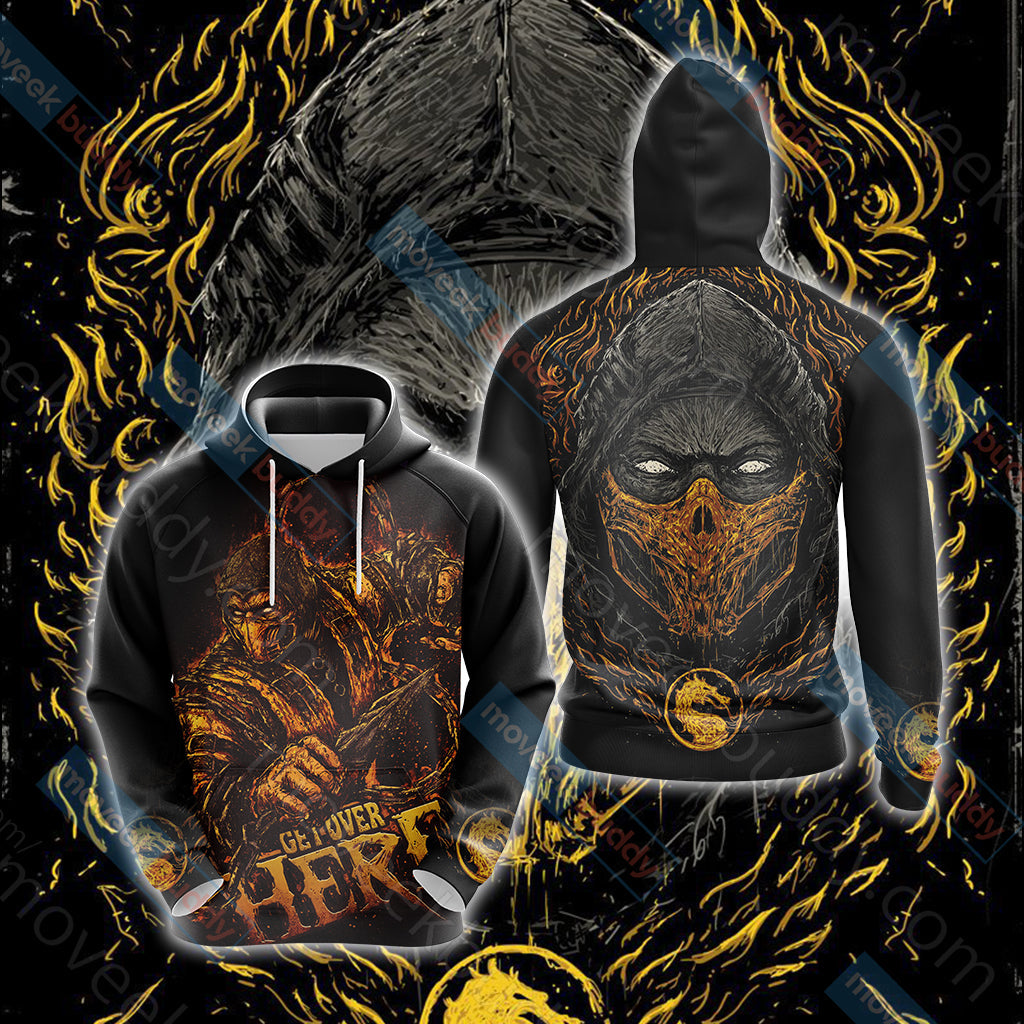 Mortal Kombat Scorpion New Style Unisex 3D T-shirt Hoodie