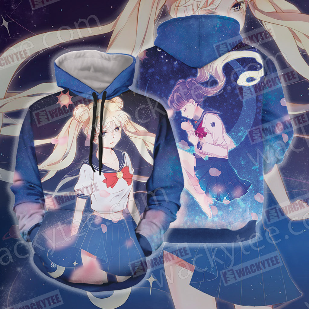 Sailor Moon Usagi Tsukino Unisex 3D T-shirt Hoodie