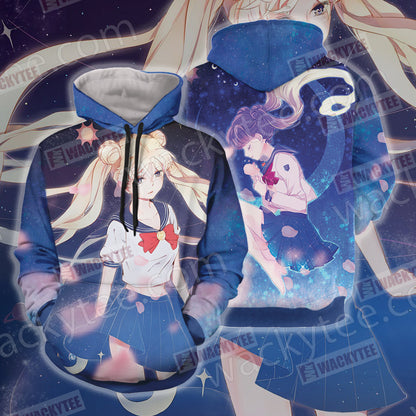 Sailor Moon Usagi Tsukino Unisex 3D T-shirt Hoodie