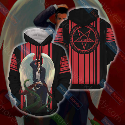 Lucifer New Look Unisex 3D T-shirt Hoodie