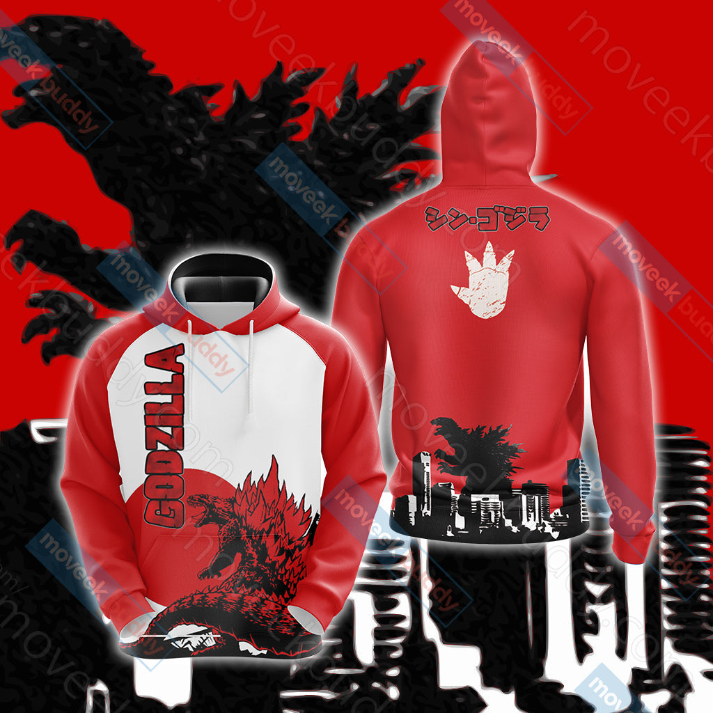 Godzilla New Version Unisex 3D T-shirt Hoodie