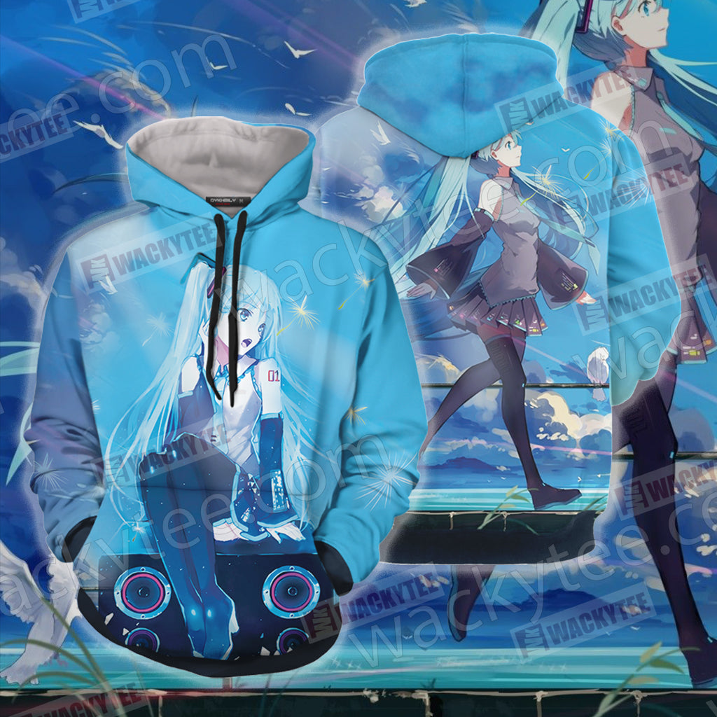 Hatsune Miku New Look Unisex 3D T-shirt Hoodie