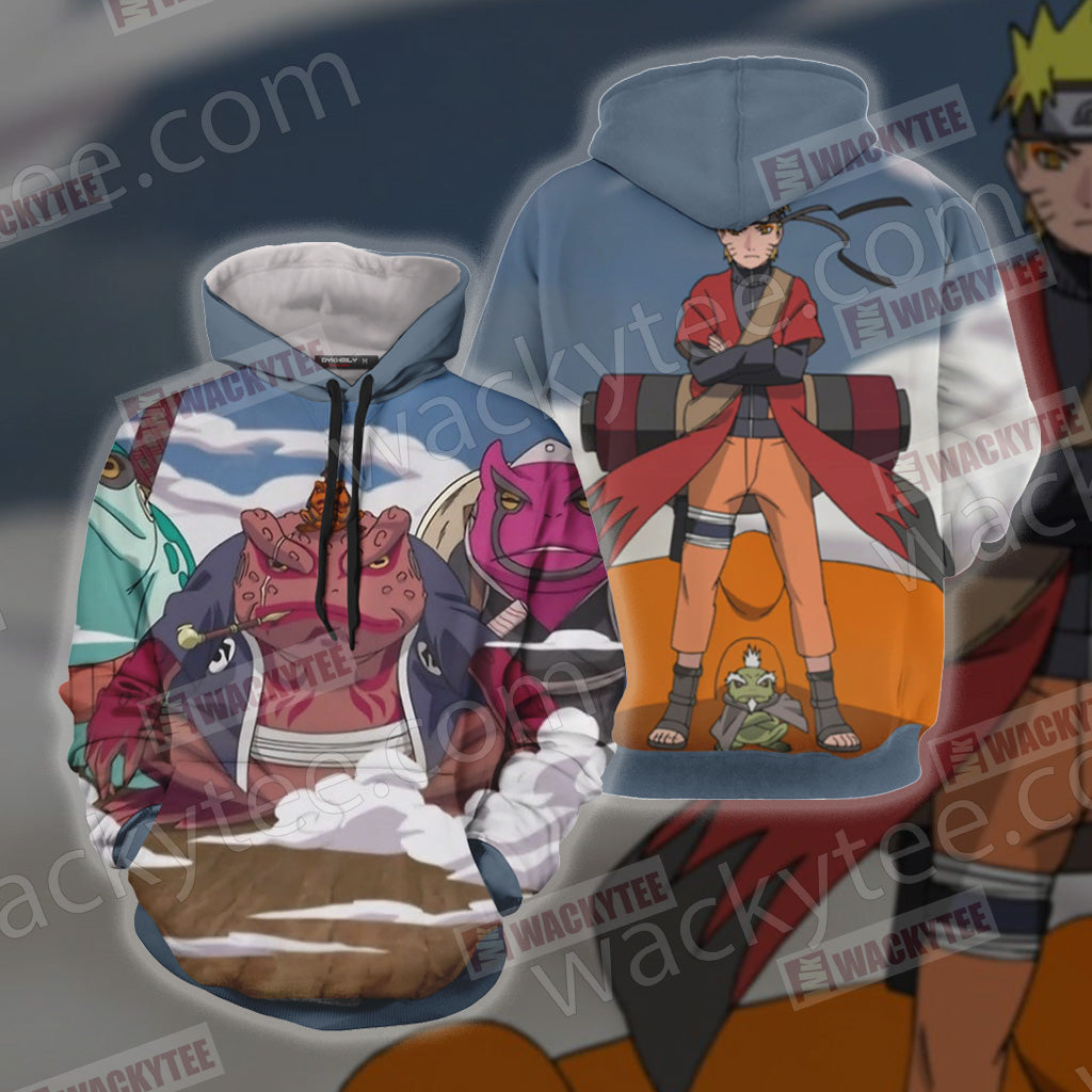 Naruto Naruto And Gamabunta 3D T-shirt Hoodie