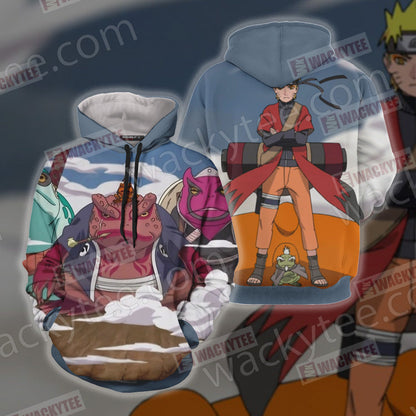 Naruto Naruto And Gamabunta 3D T-shirt Hoodie