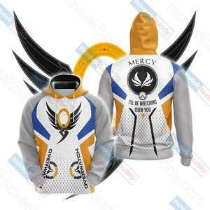 Overwatch - Mercy Valkyrie Unisex 3D T-shirt Hoodie S 