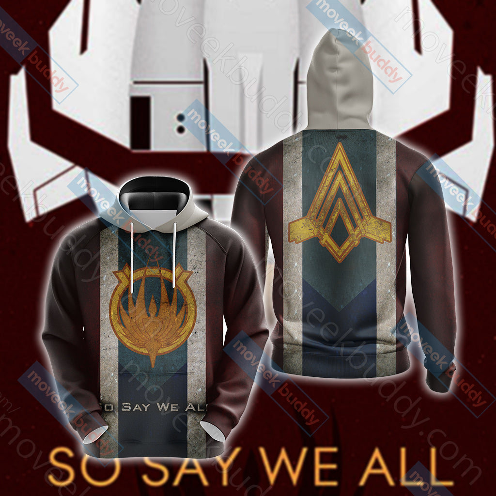 Battlestar Galactica New Version Unisex 3D T-shirt Hoodie