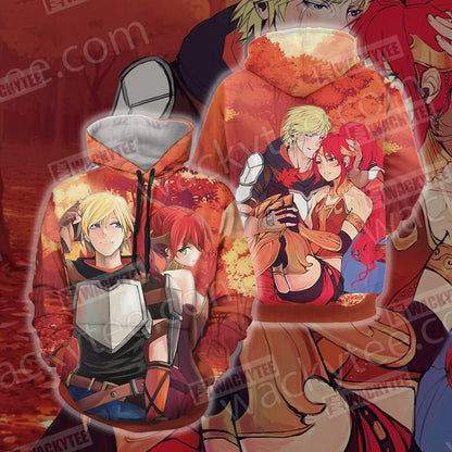 RWBY Jaune and Pyrrha Unisex 3D T-shirt Hoodie