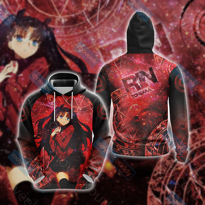 Fate / Stay Night - Rin Unisex 3D T-shirt Hoodie