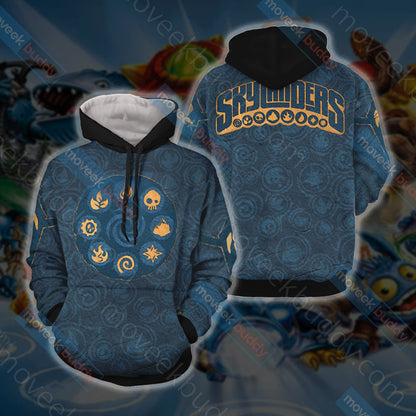 Skylanders Unisex 3D T-shirt Hoodie