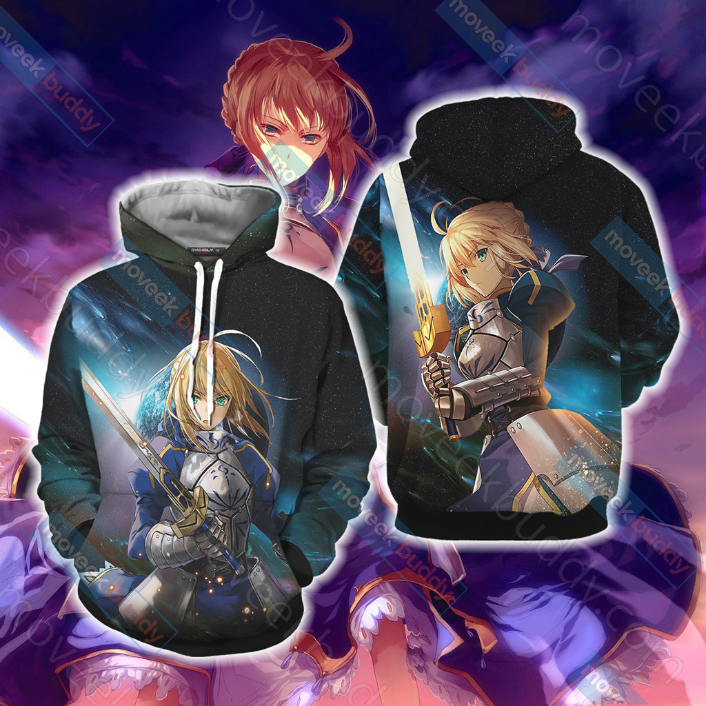 Fate/ Stay Night - Saber New Version 3D T-shirt Hoodie