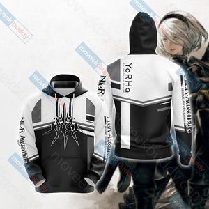 NieR: Automata New Unisex 3D T-shirt Hoodie S 