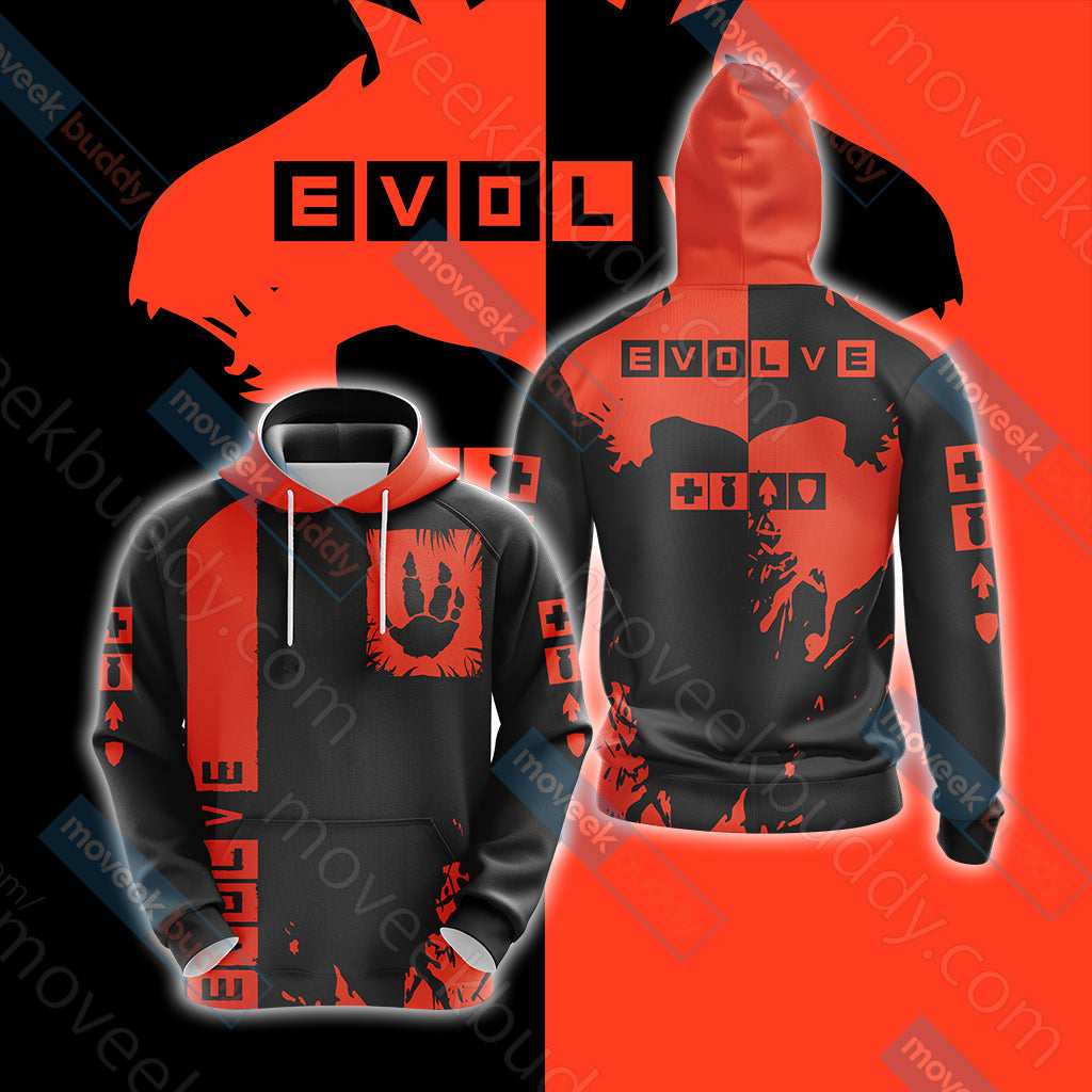 Evolve (video game) Unisex 3D T-shirt Hoodie