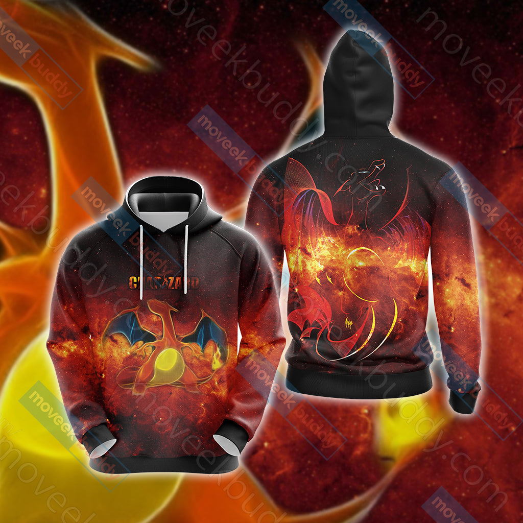 Pokemon - Charizard Unisex 3D T-shirt Hoodie