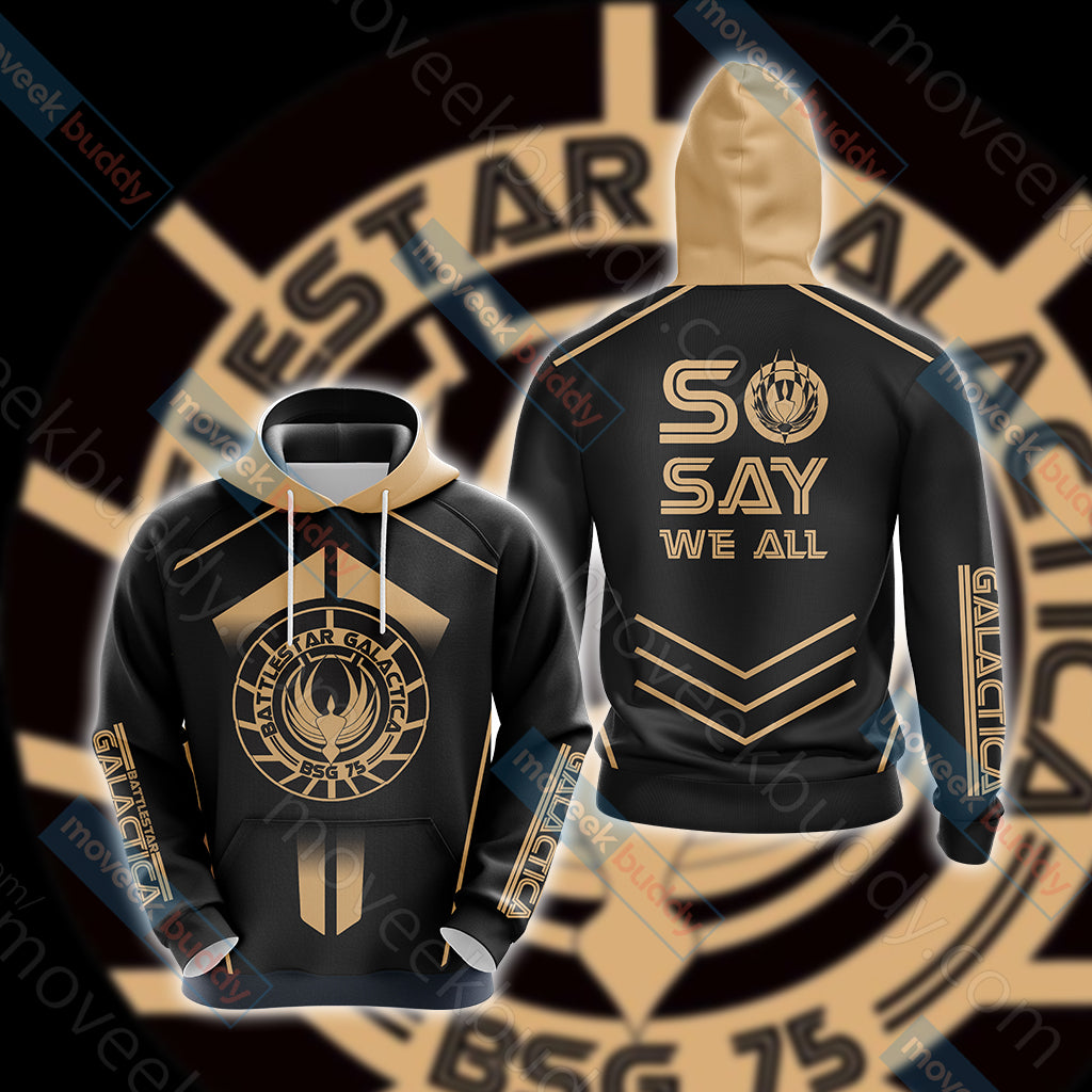 Battlestar Galactica New Look Unisex 3D T-shirt Hoodie