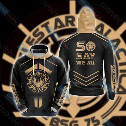 Battlestar Galactica New Look Unisex 3D T-shirt Hoodie