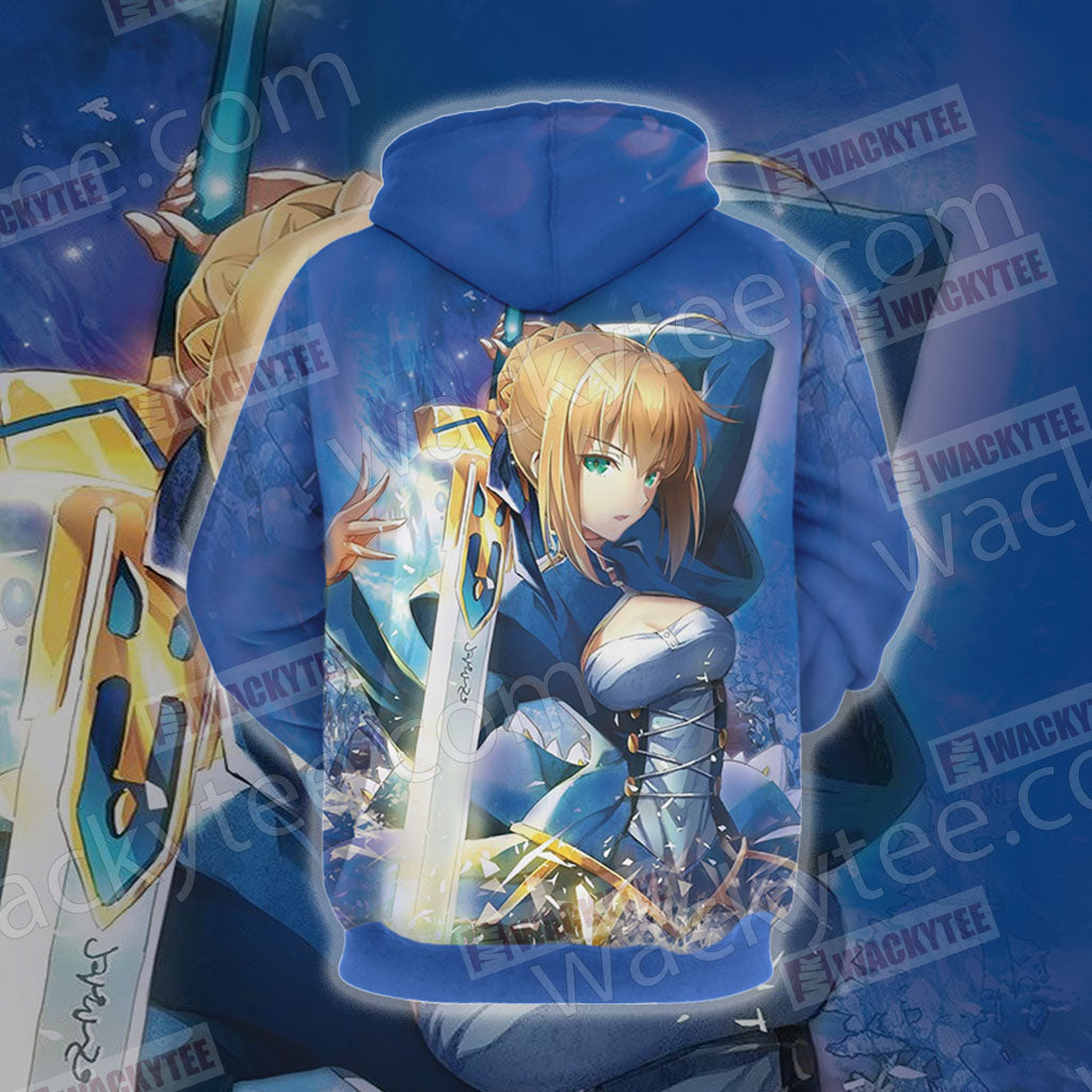 Fate/ Stay Night - Saber Unisex 3D T-shirt