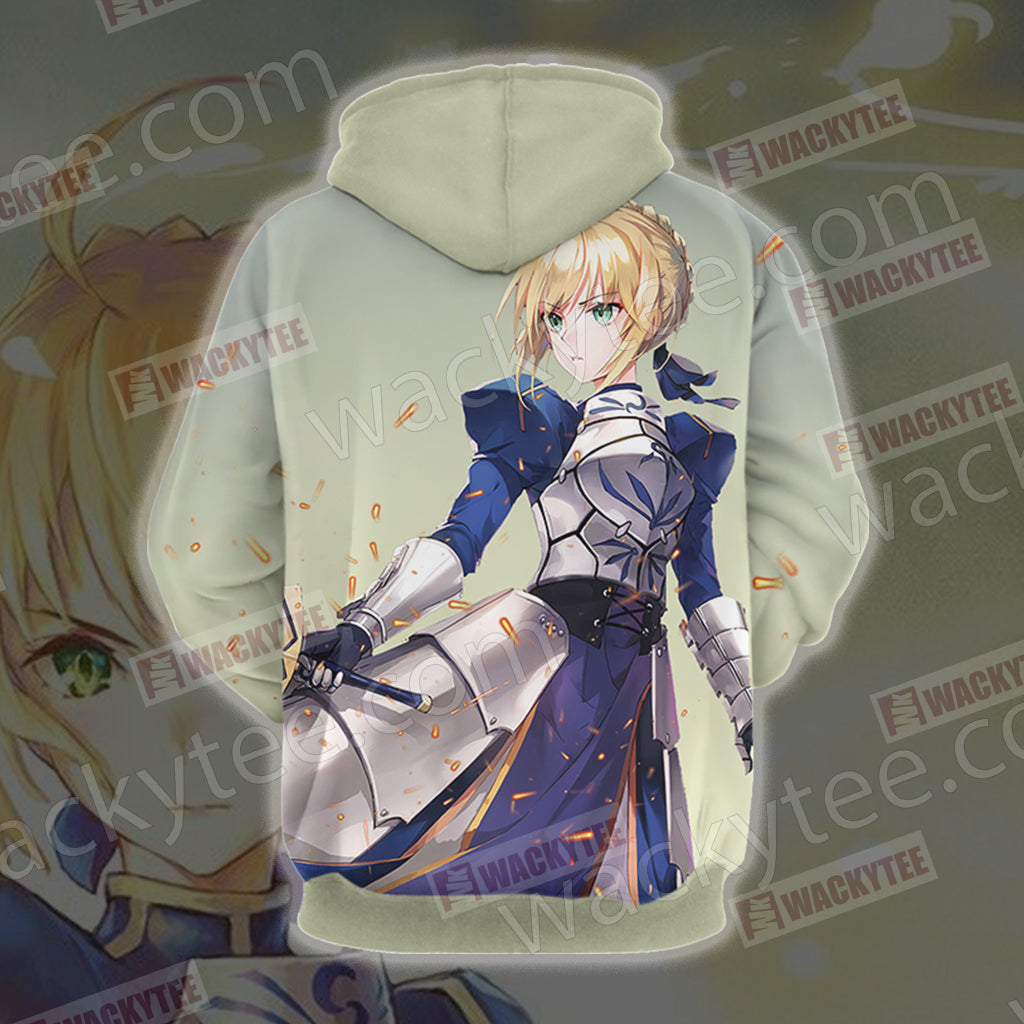 Fate/Stay Night Saber (Artoria Pendragon) Unisex 3D T-shirt