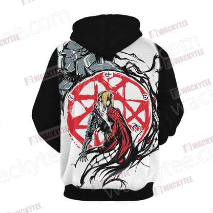 Fullmetal Alchemist - Edward and Alphonse Unisex 3D T-shirt