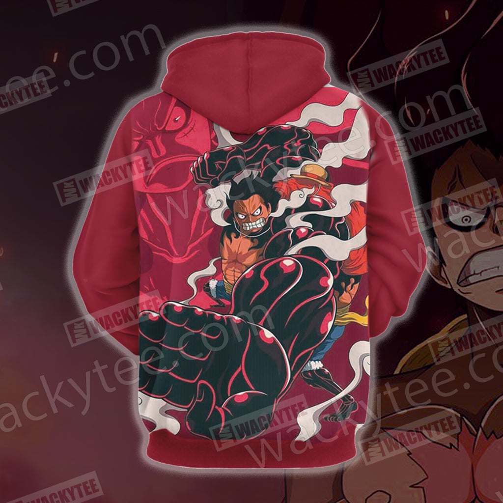 One Piece Luffy Snake Man 3D T-shirt