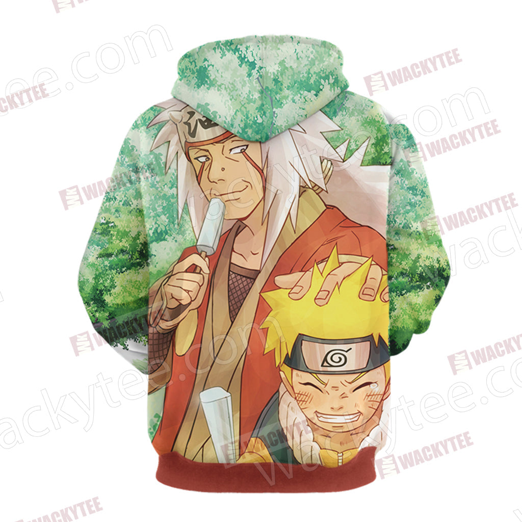Naruto And Jiraiya Unisex 3D T-shirt