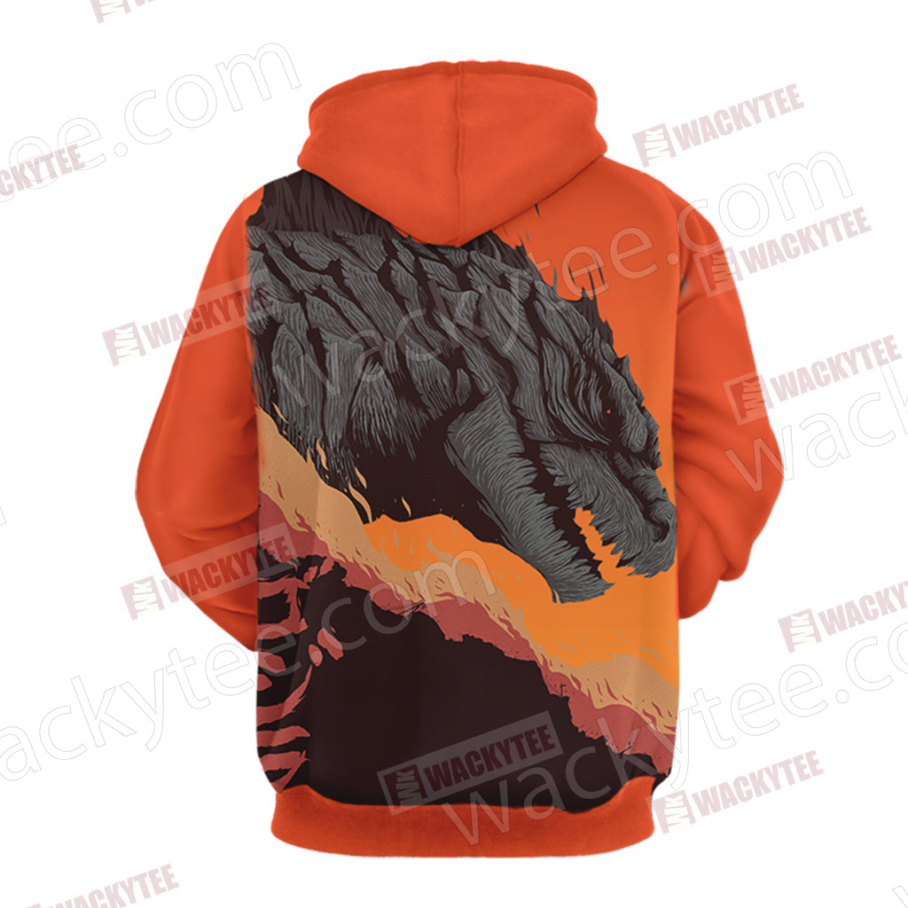 Godzilla King Of The Monsters Unisex 3D T-shirt