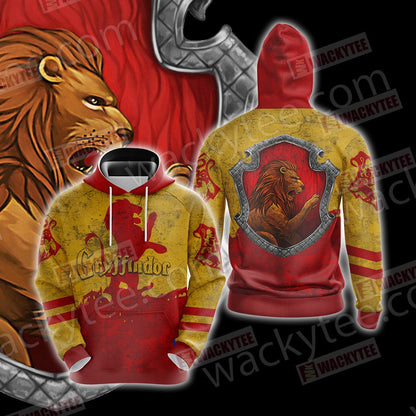Gryffindor House Harry Potter New Version Unisex 3D T-shirt Hoodie