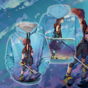 Kingdom Hearts - Sora Unisex 3D T-shirt Hoodie S 