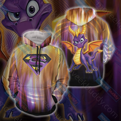 Spyro Unisex 3D T-shirt Hoodie