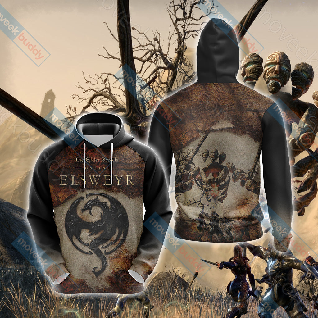 The Elder Scrolls Online - Elsweyr Unisex 3D T-shirt Hoodie