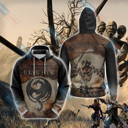The Elder Scrolls Online - Elsweyr Unisex 3D T-shirt Hoodie
