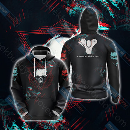 Destiny 2 New Style Unisex 3D T-shirt Zip Hoodie Pullover Hoodie Hoodie