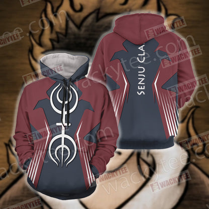 Naruto - Senju Clan Unisex 3D T-shirt Hoodie
