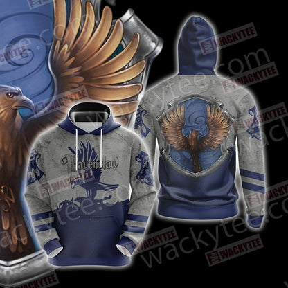 Ravenclaw House Harry Potter New Version Unisex 3D T-shirt Hoodie